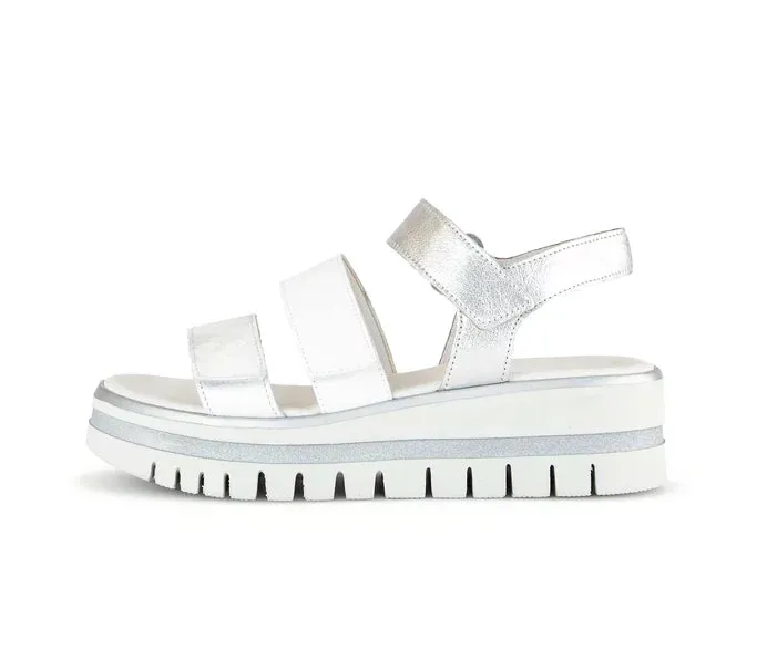 Gabor Platform sandal white   