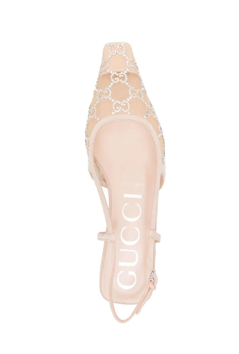 GG SLINGBACK BALLERINA SHOES