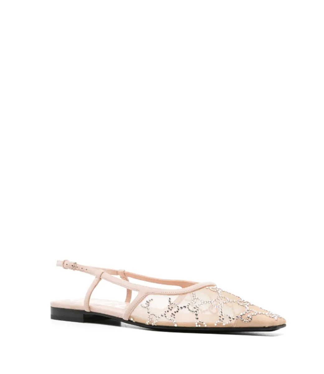 GG SLINGBACK BALLERINA SHOES