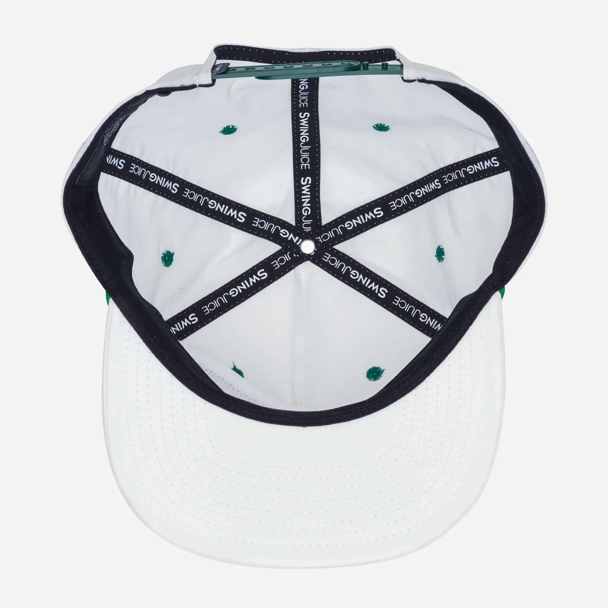 Golf & Ganja Unisex Active Rope Hat White O/S