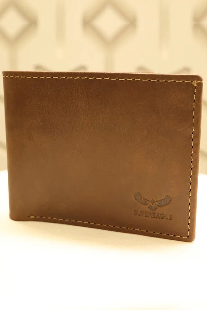 Handcrafted Flipout Card Pockets Genuine Leather Wallet