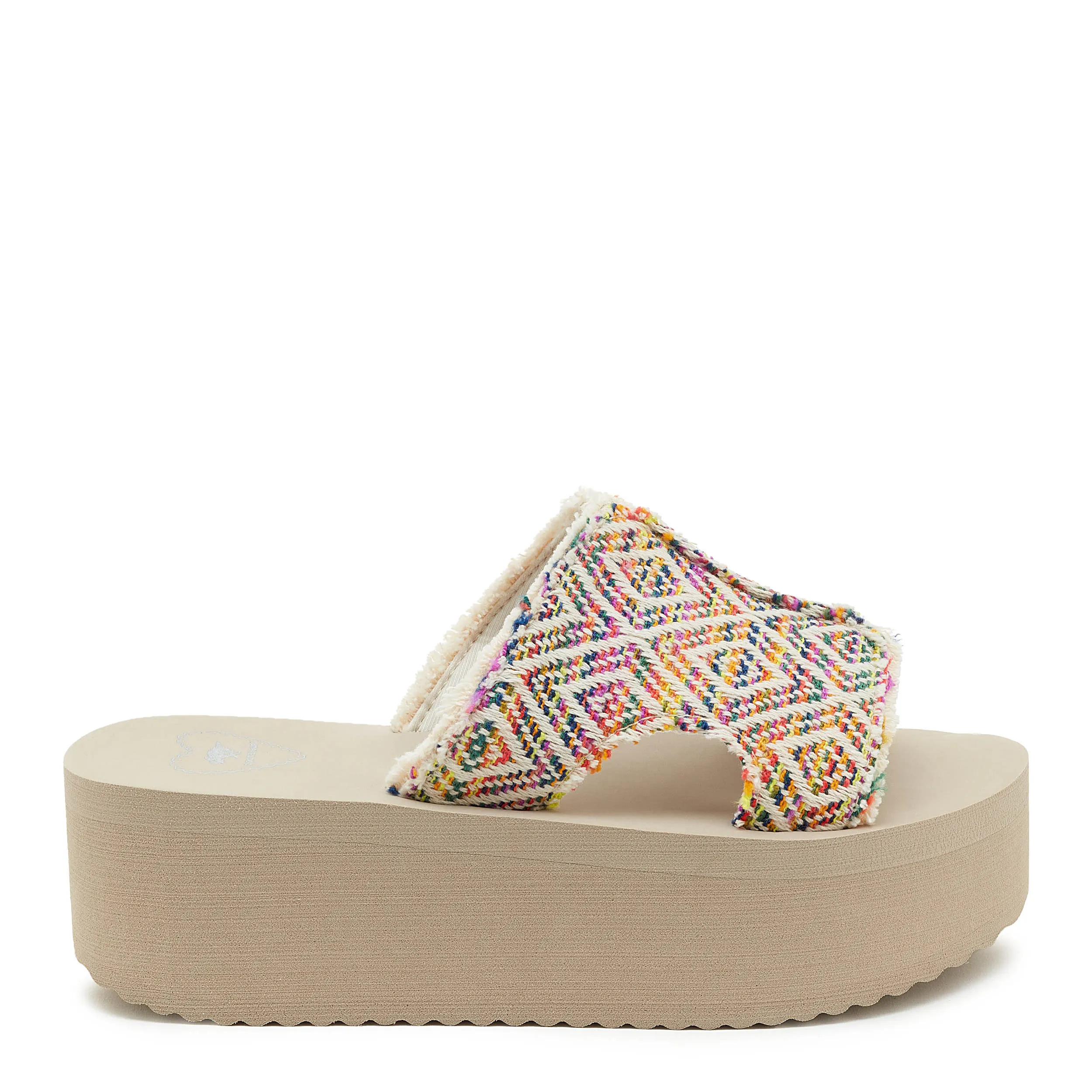 Honalo Rainbow Platform Sandals