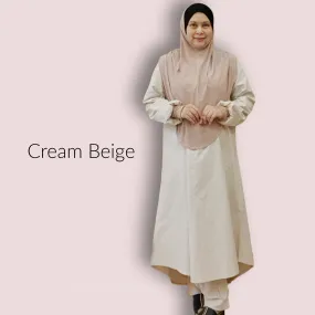 Ihram Pantsuit B ~ Cream Beige