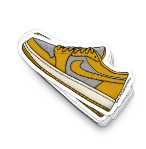 Jordan 1 Low "Curry" Sneaker Sticker