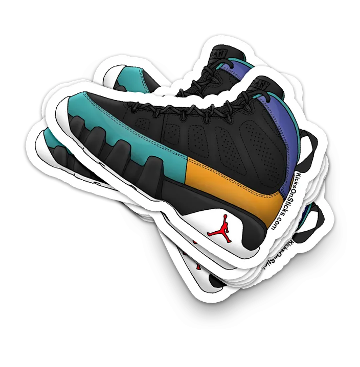 Jordan  9 "BHM" Sneaker Sticker