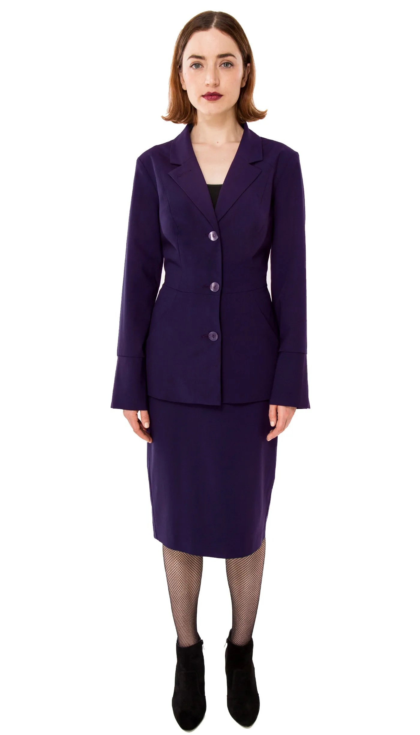 Judy Blazer & Skirt: Amethyst