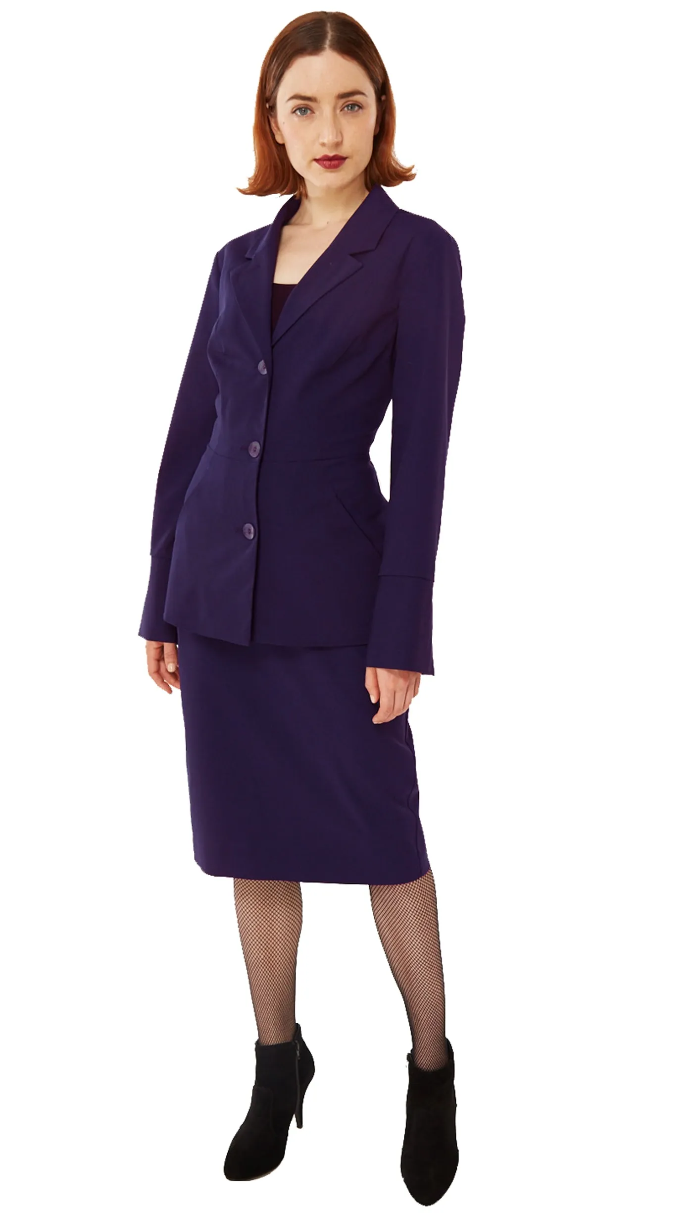 Judy Blazer & Skirt: Amethyst