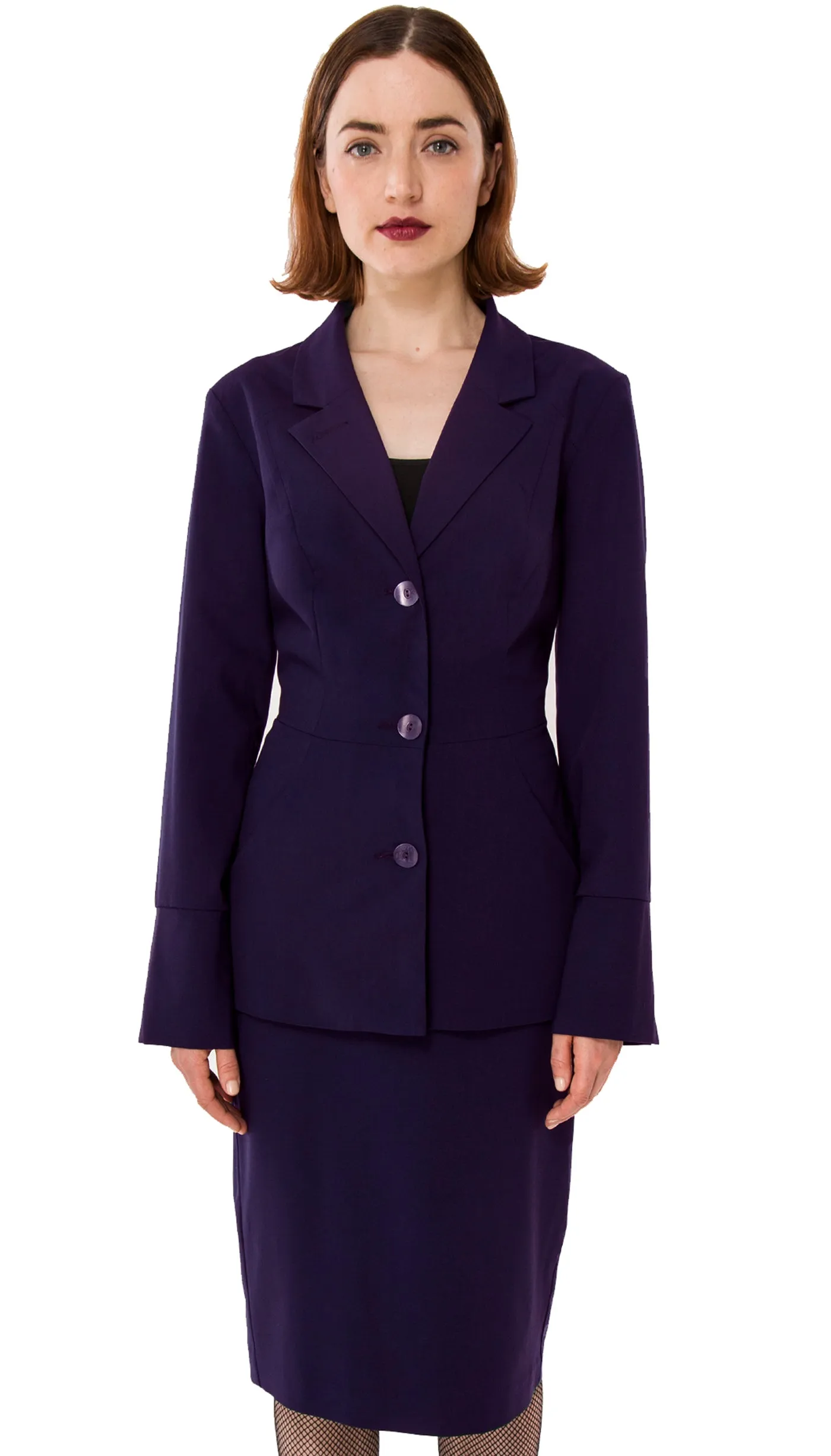 Judy Blazer & Skirt: Amethyst