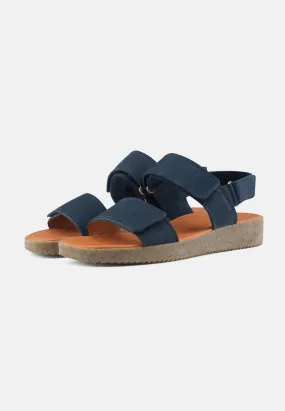 Karen Sandal Eco Nubuck - Navy