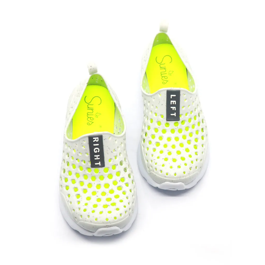 Kids White Fiber Sneaker