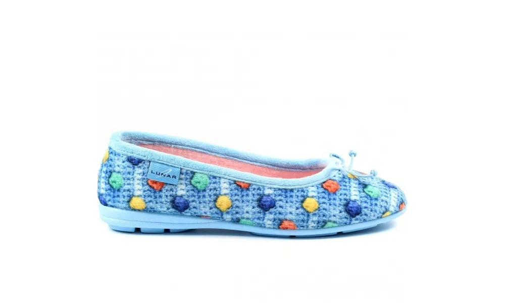 Lunar - Popple Pale Blue Pump Slipper