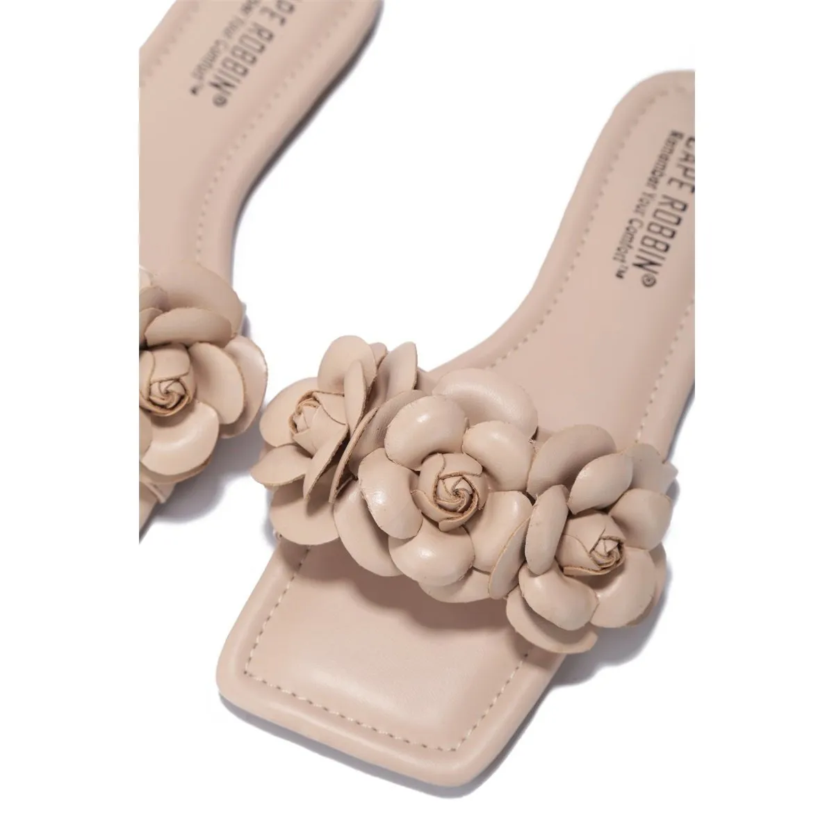 Luvu Quilted Sandal - Nude