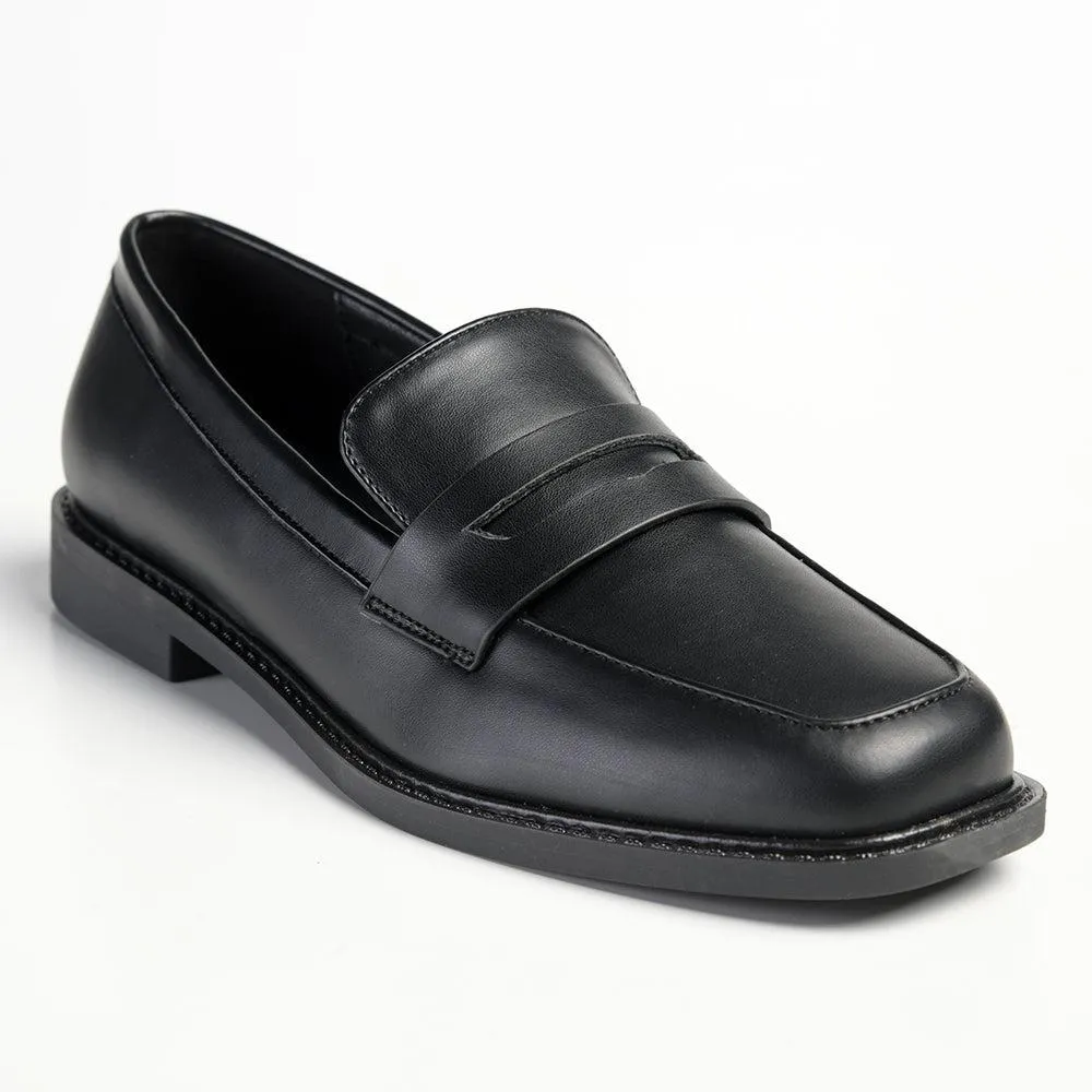 Madison Bliss Slip On Loafers - Black