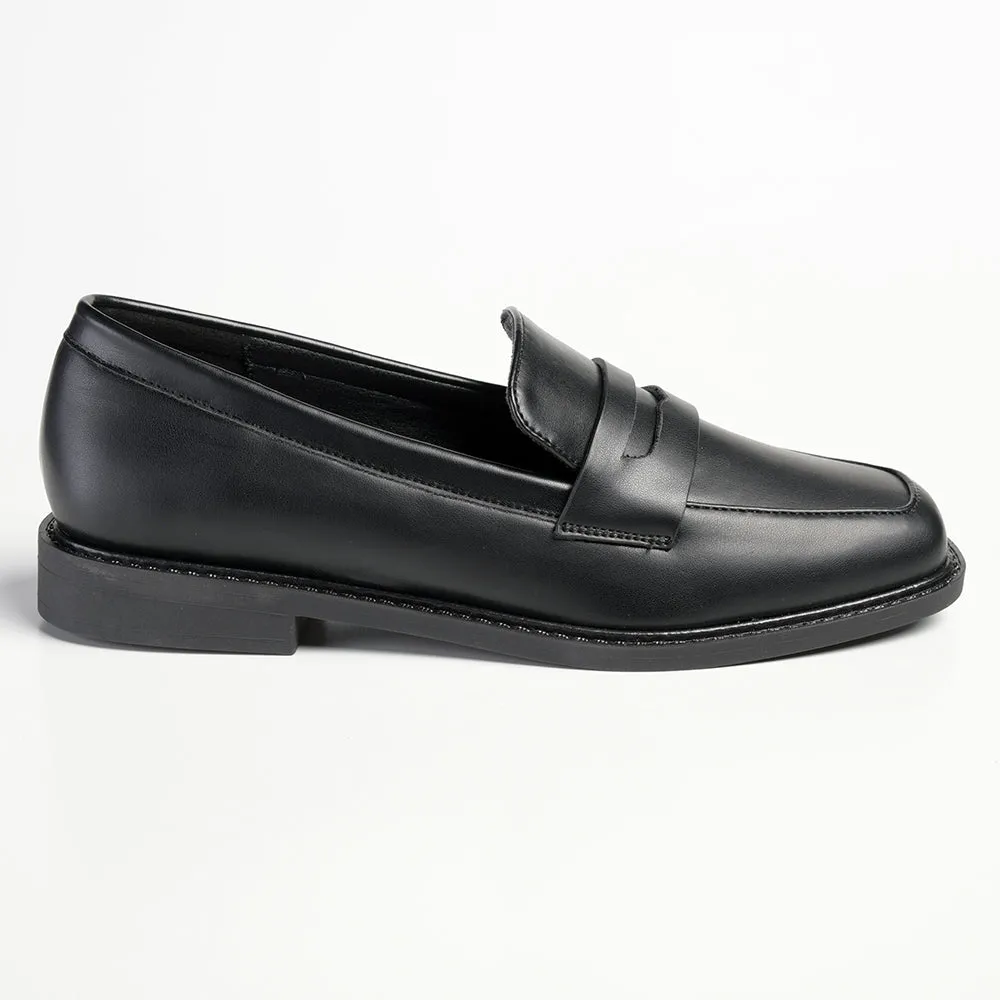 Madison Bliss Slip On Loafers - Black