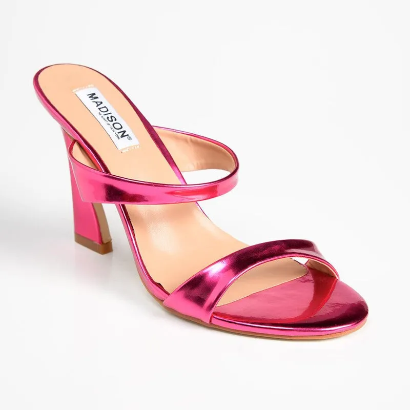 Madison Everly Double Strap Heel - Pink