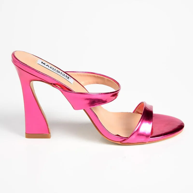 Madison Everly Double Strap Heel - Pink