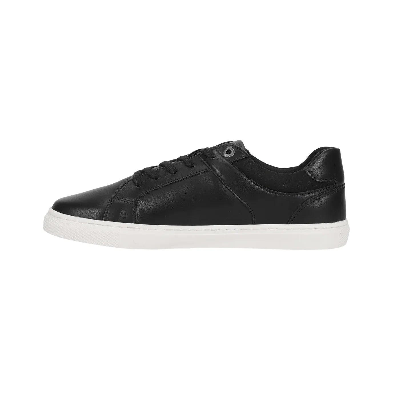 Men's Black Solid Shoes