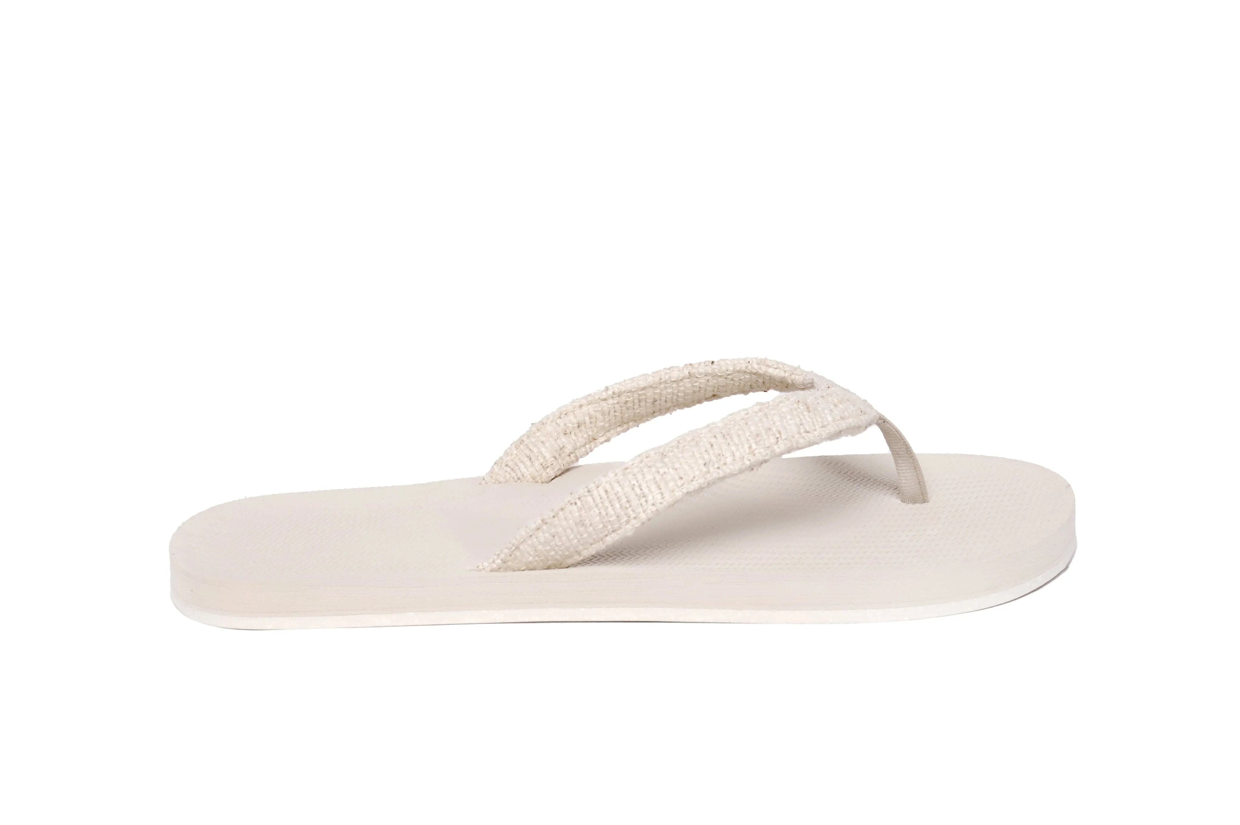 Men’s Flip Flops Recycled Pable Straps - Sea Salt/Natural