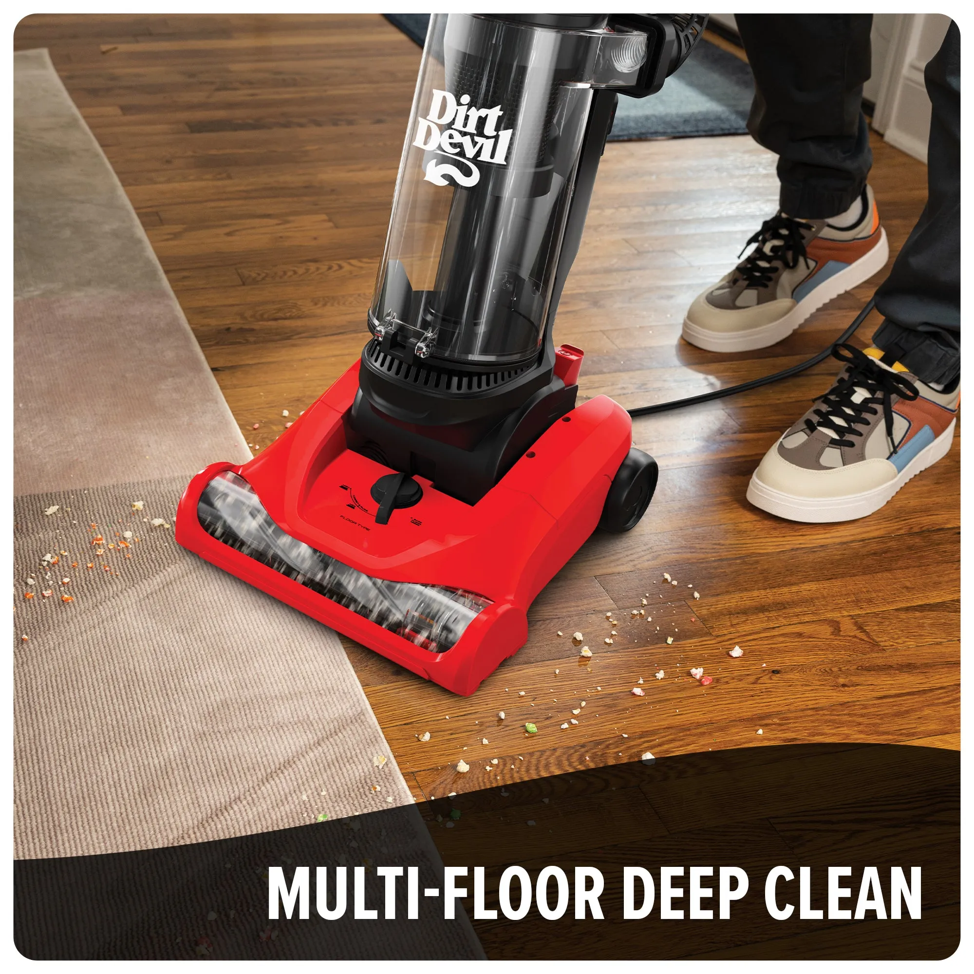 Multi-Surface  Upright Vacuum