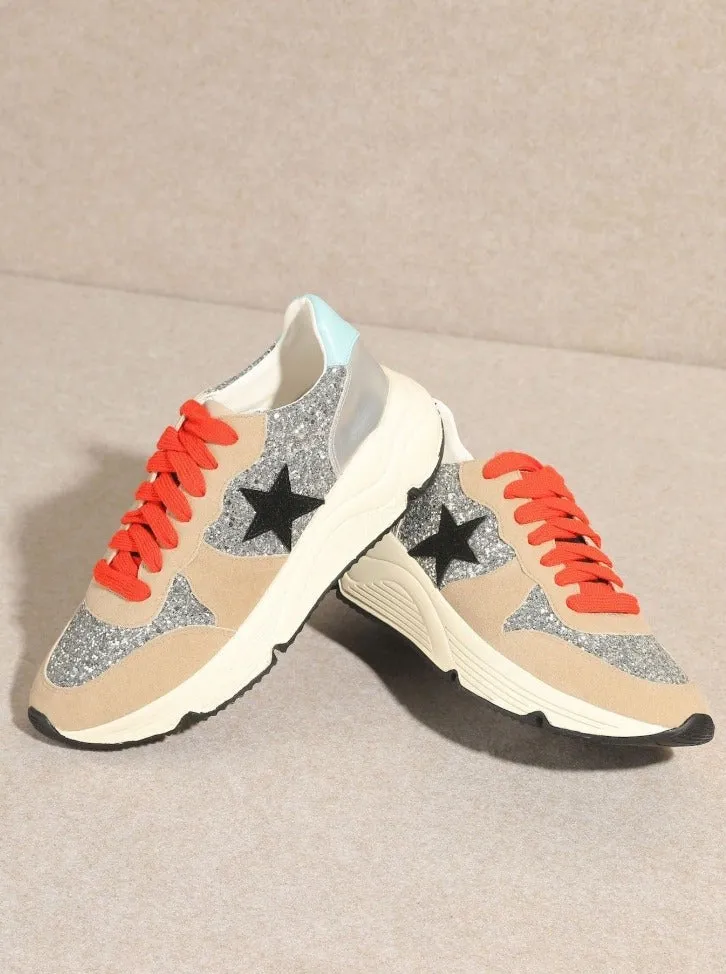 Popstar Glitter Runner Sneaker