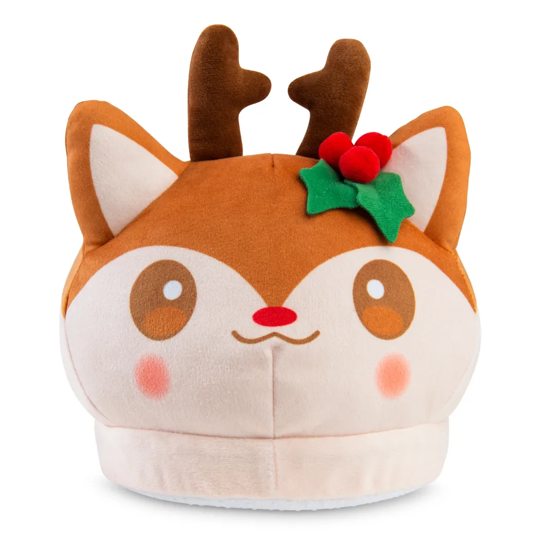 Cozy Reindeer Cat-Themed Slippers for Ultimate Comfort and Warmth