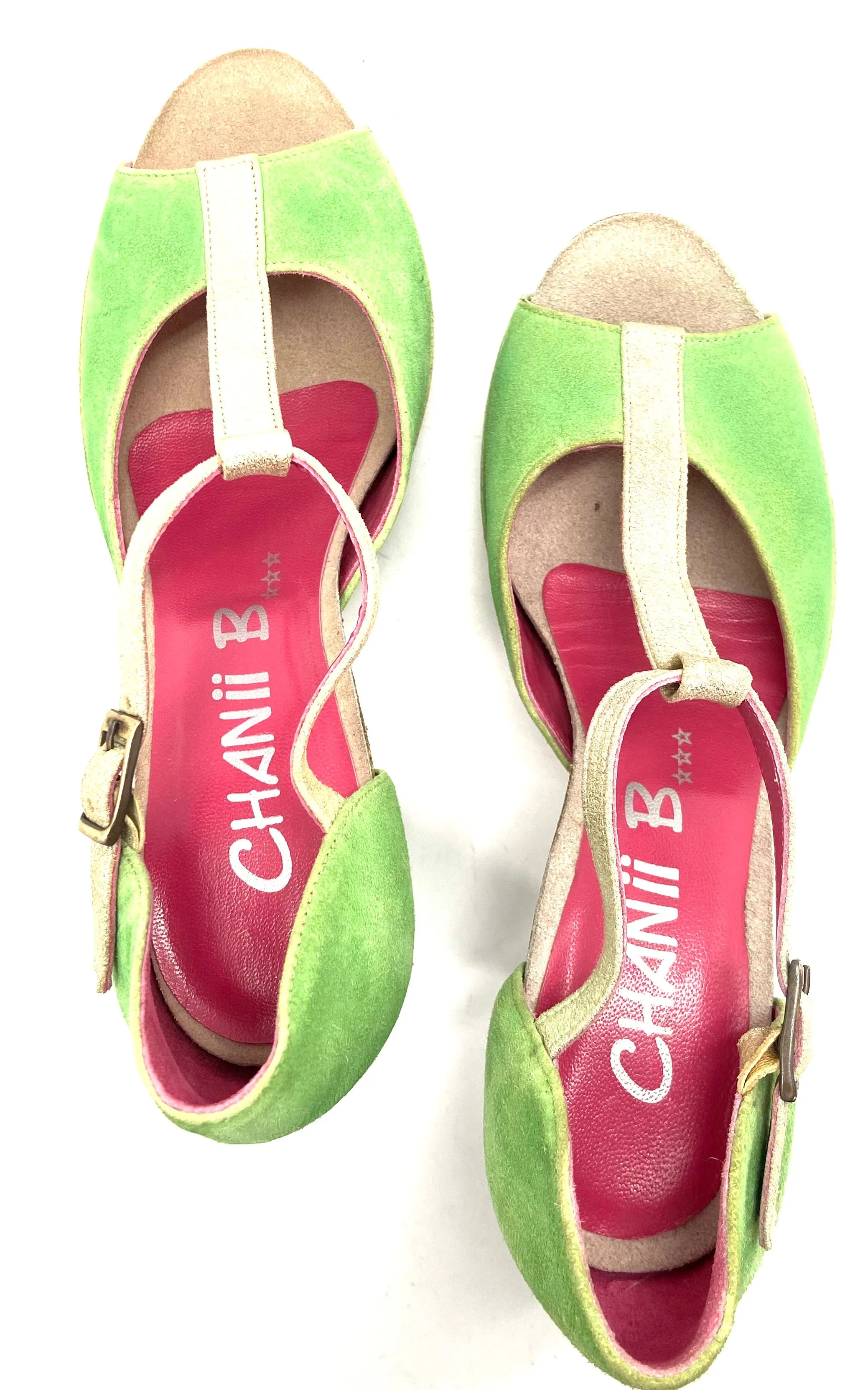 Soliel- Lime Green/Gold-LAST PAIR 36!