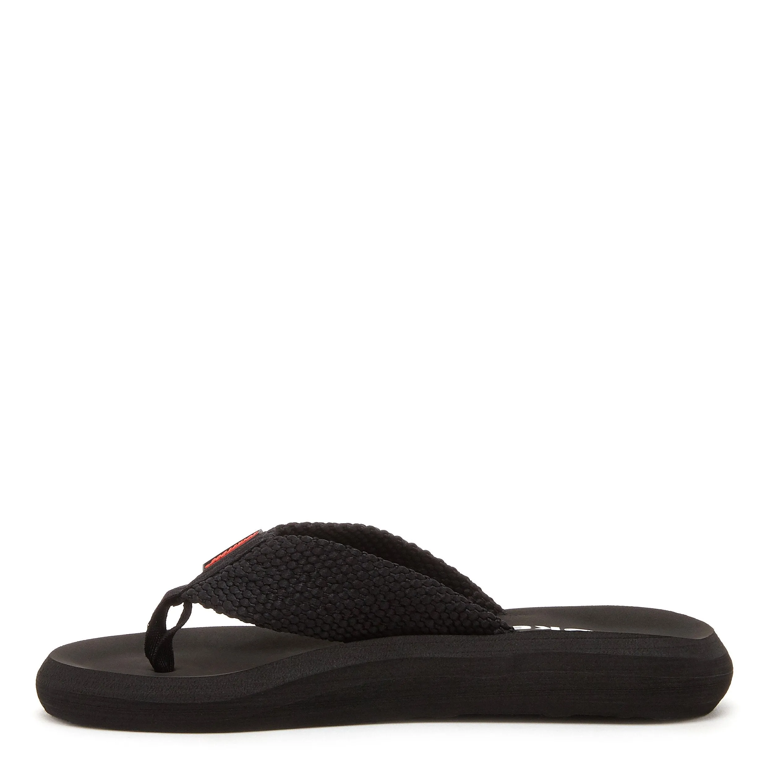 Sunset Black Webbing Flip Flops