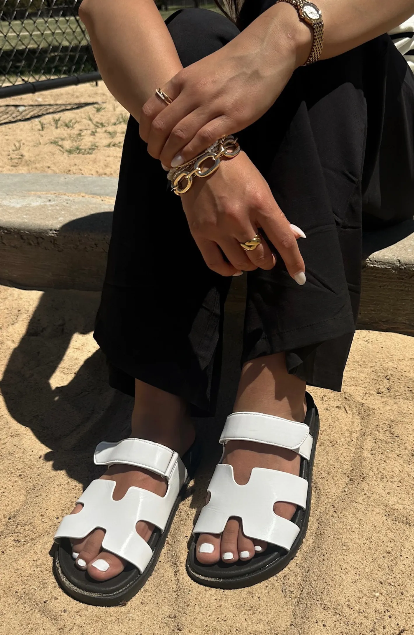 That Summer Feeling White Sandal