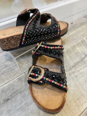 Wedge Embellished Slider