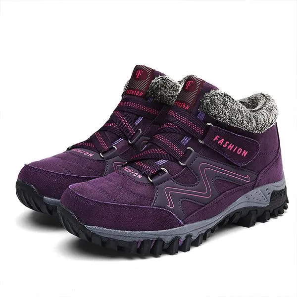 Women's Casual Plush Thick Sole Sports Running Shoes 15383664S