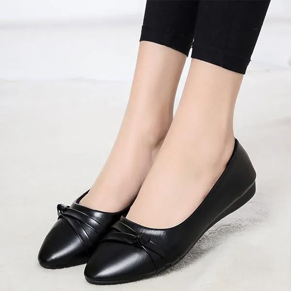 Women's Casual Soft Sole Comfortable Pointed Toe Flat Shoes 67365596S