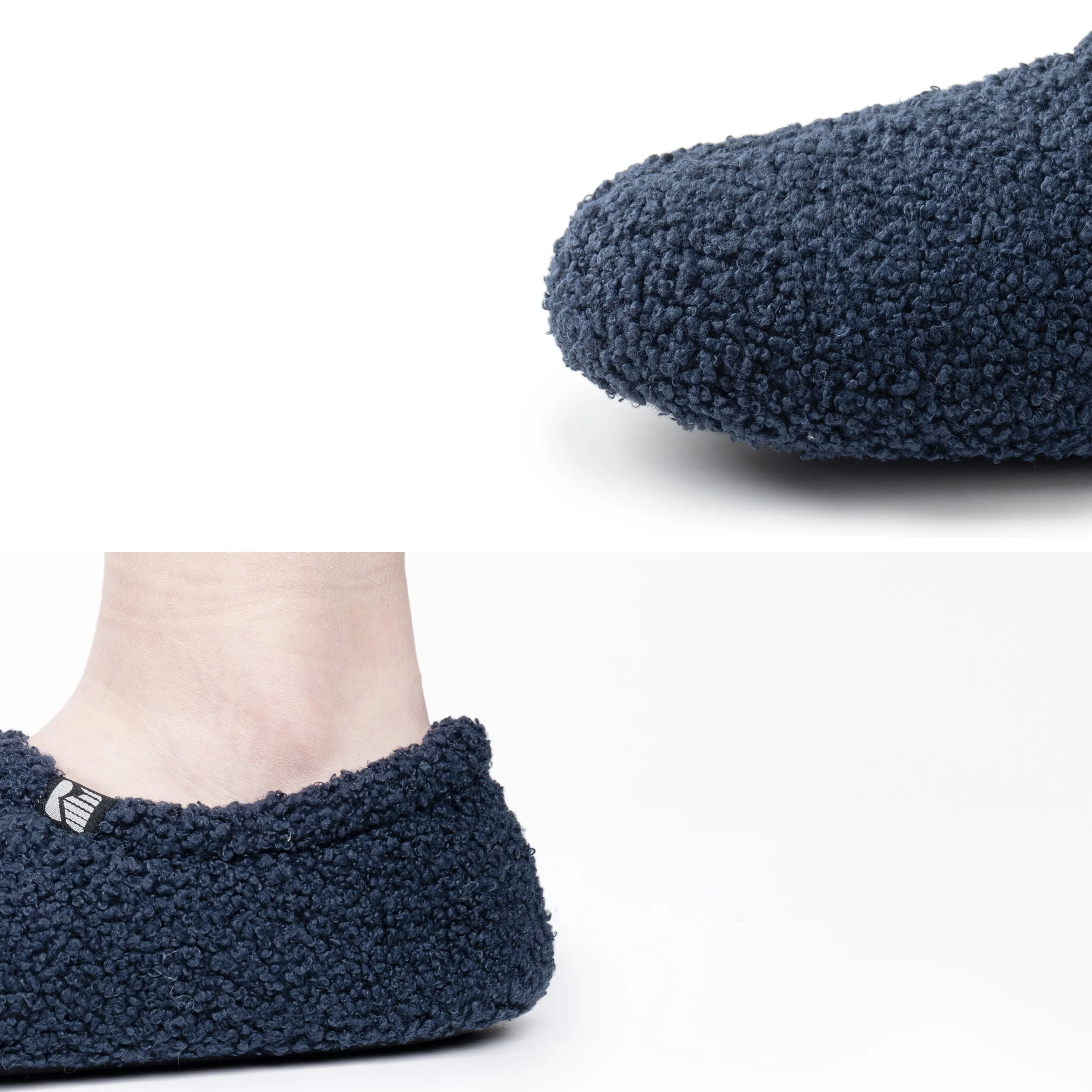 Women's Fuzzy Fleece Closed Back Indoor Slipper