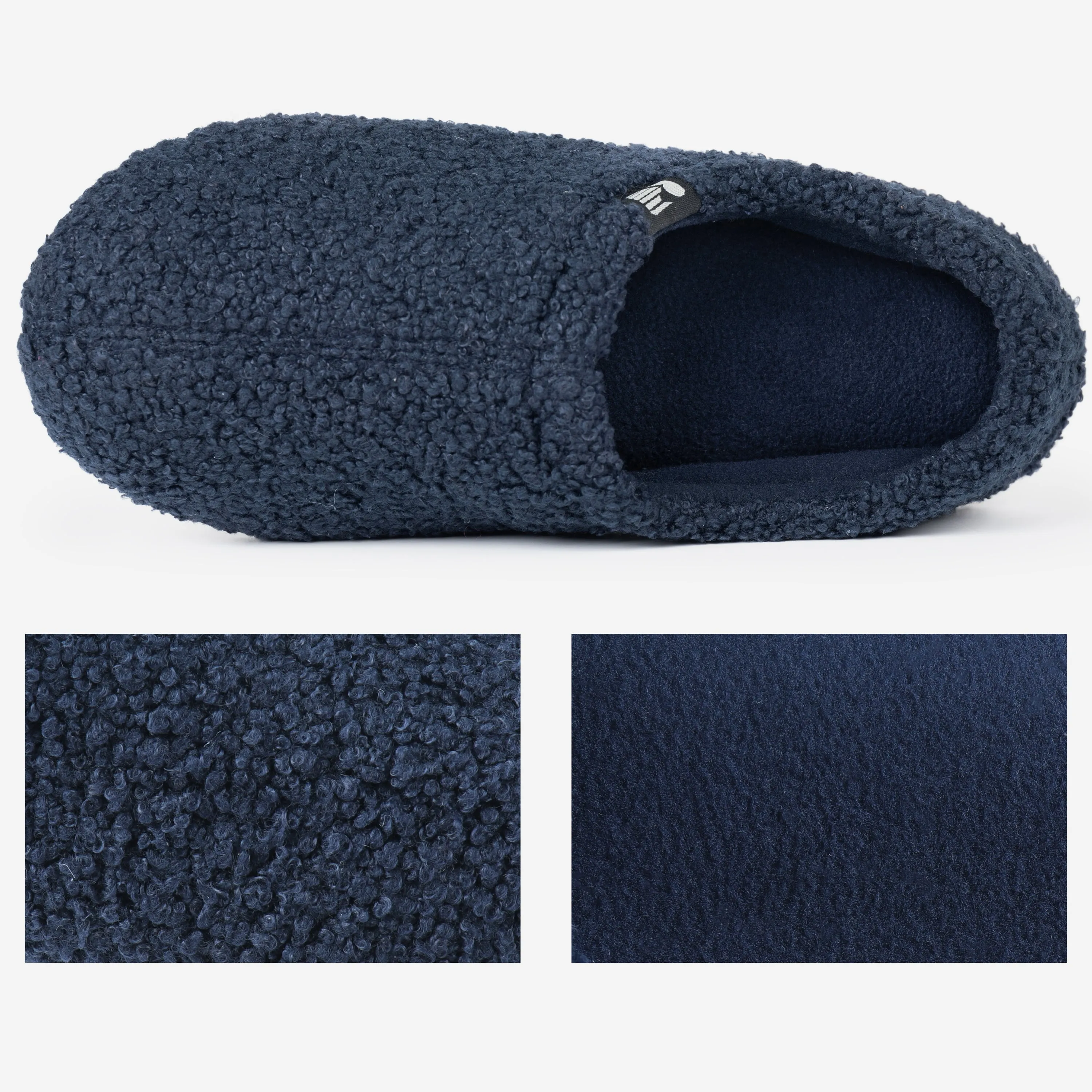 Women's Fuzzy Fleece Closed Back Indoor Slipper