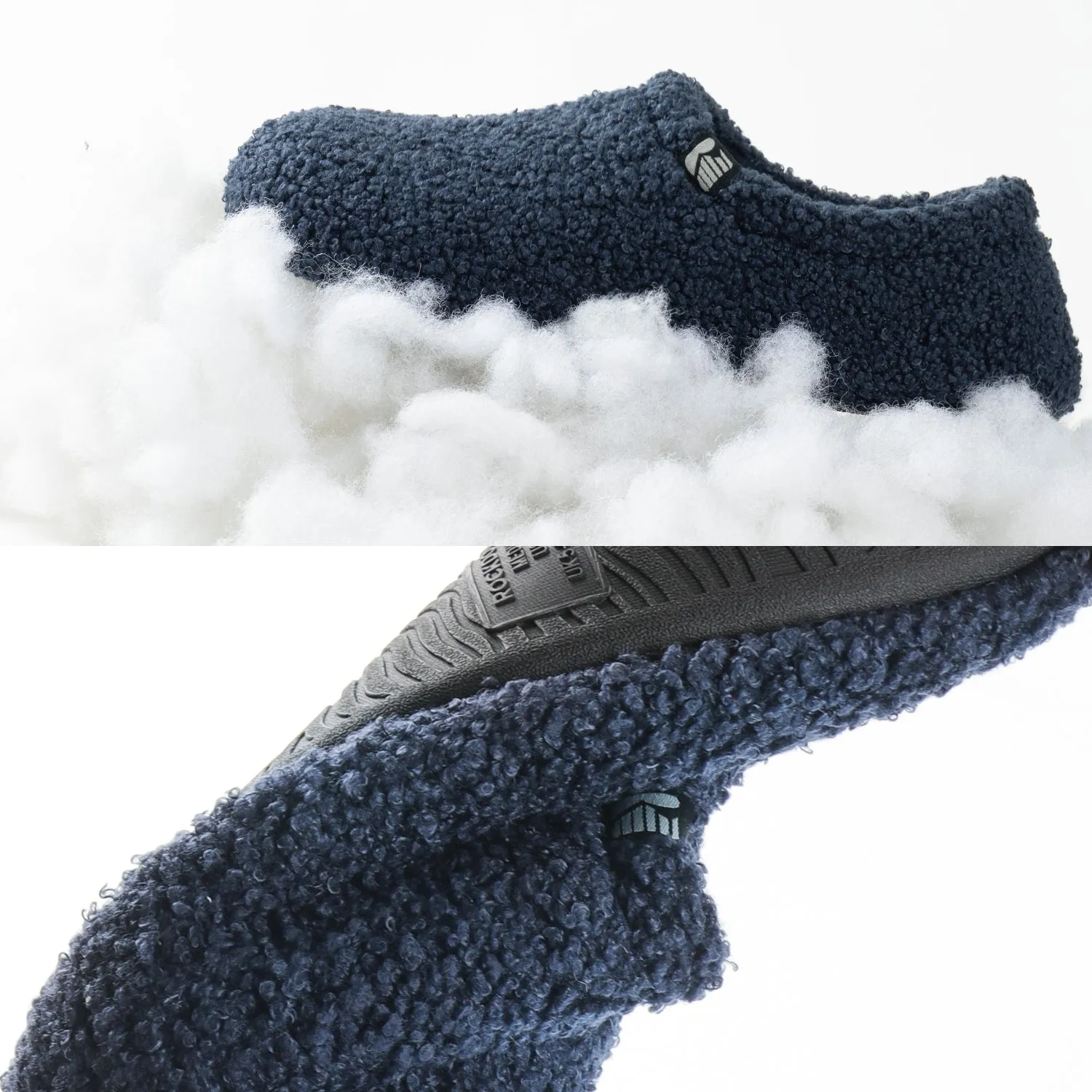 Women's Fuzzy Fleece Closed Back Indoor Slipper