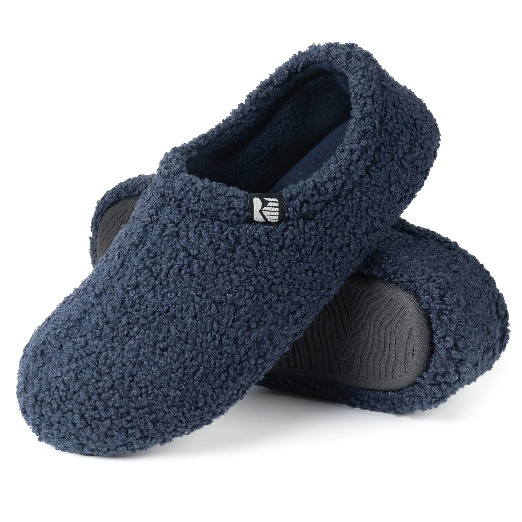 Women's Fuzzy Fleece Closed Back Indoor Slipper